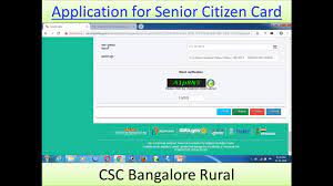 Senior citizen concession card replacement. Application For Senior Citizen Card Sevasindhu Youtube