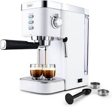 Mr.coffee espresso and cappuccino maker. Buy Gevi Espresso Machines 20 Bar Fast Heating Automatic Cappuccino Coffee Maker With Foaming Milk Frother Wand For Espresso Latte Macchiato 1 2l Removable Water Tank 1350w White Online In Taiwan B08r1w4x9w