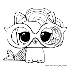 Dolls are so cute and make great coloring pages. Coloring Pages Lol Pets Cinebrique