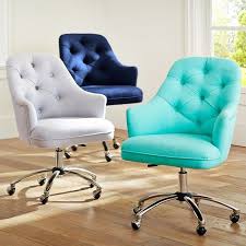 Cool Colorful Desk Chairs Tufted Desk Chair Comfortable Computer Chair Cute Desk Chair