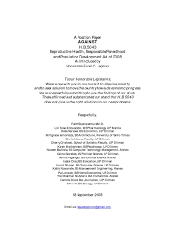 Teenage pregnancy is pregnancy in human females under the age of 20. Position Paper On Reproductive Health Bill Birth Control Sexual Health
