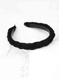 Black leather chain headband hairband metal braided headbands thin hair bands for women's hair accessories for girls $8.99 $ 8. Bellofox Braided Headband Black Headbands Hair Accessories Ha1064