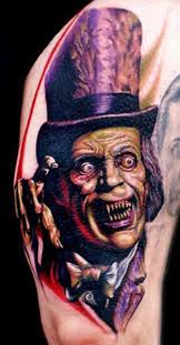Horror tattoo by Cecil Porter
