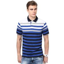 Black And Blue Striped Polo Shirt Pin On Polo T