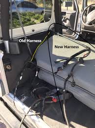And with galvanized steel nuts and aluminum washers, this kit is quite durable, which can hook up with tools, wires, lights and cords, make your jeep cargo more available. How To Factory Wire Your Tj For A Hardtop Part 2 Rear Tub Harness Jeep Wrangler Tj Forum