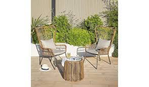 Sites Asda Site Bistro Set 3 Piece Bistro Set Garden Chairs
