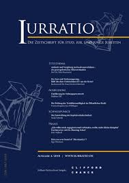 9 bis 14), jeweils unter einschluss der dazugehörenden verfahrensrechte, zu entnehmen. Die Zeitschrift Fur Stud Iur Und Junge Juristen Iurratio