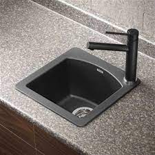 Browse a wide variety of bar faucets and prep faucets, available in a the delta brand offers a wide range of sleek bar faucets and prep sink faucets in unique finishes and styles to best fit your home. Blanco Alta Black Bar Faucet 400570 Rona
