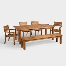 Eucalyptus Wood Formentera Outdoor Dining Collection V1 Patio Furniture Table Outdoor Dining Table Outdoor Furniture Sets
