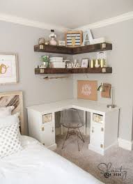 A shanty, chic diy computer desk 15 Diy Desk Plans For Your Home Office How To Make An Easy Desk