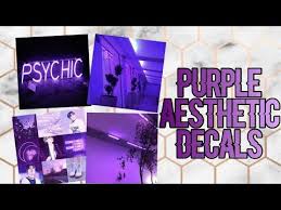 Roblox Bloxburg Purple Aesthetic Decal Id S Youtube Purple Aesthetic Roblox Roblox Pictures