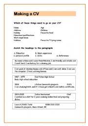 Pimsa is a group of industrial developers located in mexicali, baja california, mexico. Cv Esl Worksheet By Laura44