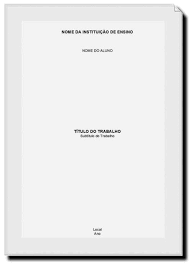 Capa De Trabalho Normas Da Abnt Como Fazer Capa De Trabalho Abnt Para Apresentacoes De Tcc Monografias Artigos Etc Pelas Normas Usualmente Empr Capas De Trabalhos Normas Abnt Abnt Trabalho