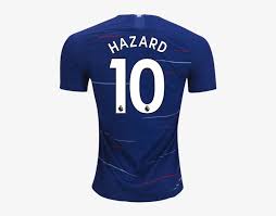 This product is made with 100% recycled polyester fabric. Chelsea 18 19 Home Jersey Eden Hazard Chelsea Fc Jersey 2018 Free Transparent Png Download Pngkey