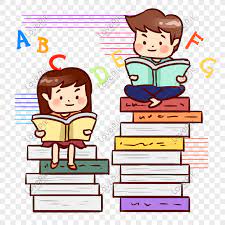 Orang orang cenderung membedakan sebutan kartun buatan jepang dengan nama anime baik itu berupa gambar anime maupun video anime. Love Learning Hand Drawn Cartoon Characters Png Material Png Image Picture Free Download 611745239 Lovepik Com