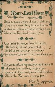 Check spelling or type a new query. The Four Leaf Clover Clover Quote Leaf Quotes Irish Quotes