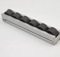 40*33 Sheet Metal Roller Track or Placon Roller with White Wheels for Material Transmission
