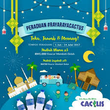 Maybe you would like to learn more about one of these? Peraduan Rayarayacactus 2017 Contest Win Up To Rm1 000 Shopping Vouchers Malaysia Online And Offline Contest Portal