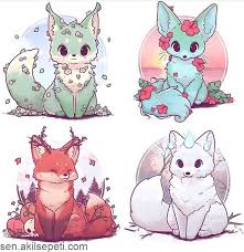 Season Baby Foxes Niomi Lord Cute Animal Drawings Kawaii Cute Animal Drawings Cute Kawaii Animals