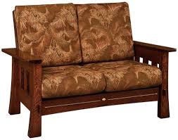 The cushions are handcrafted around qualux ultra 2.5 lb. Santa Clara Craftsman Loveseat Countryside Amish Furniture
