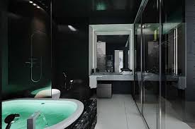 black bathroom interior design ideas