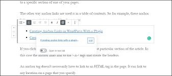 I do not think this is acceptable: How To Create An Anchor Link In Wordpress And When To Use Them Greengeeks