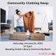 Community Clothing Swap event in Reading, MA