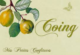 Confiture Coing Confiture De Coing Confiture Etiquette Confiture