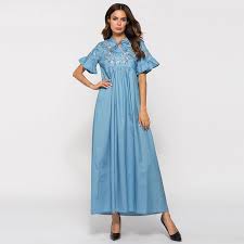 Embroidery Casual Floor Length Dress Maxi Dress Collection Maxi Dress Chiffon Summer Dress