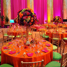 The Centerpieces Orange And Pink Wedding Indian Wedding Decorations Pink Orange Wedding Flowers