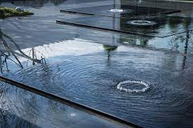 成都大邑安仁院坝涟漪水景 素水设计 waterscape design landscape design drawings water feature wall