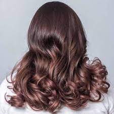 Rose Brown Might Be The Brilliant Brunette Friendly Shade You Ve Been Waiting For Rose Gold Brown Hair Gold Brown Hair Rose Brown Hair