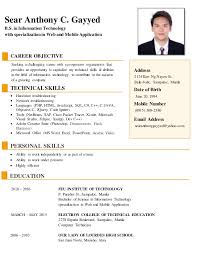 Career change resume objective example. Sample Of Career Objectives