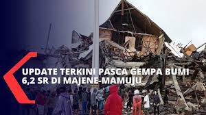 Laman badan meteorologi, klimatologi, dan geofisika (bmkg), pusat gempa berada di darat 34 km barat daya mamuju tengah. Situasi Terkini Kondisi Pasca Gempa 6 2 Sr Di Majene Mamuju Sulawesi Barat Youtube