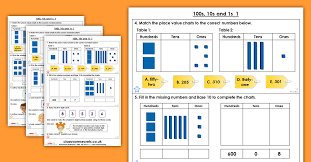 100s 10s 1s 1 Homework Extension Year 3 Place Value