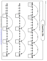 Worksheets For Skip Counting By 25s