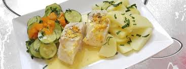 Dos De Cabillaud Au Beurre D Agrumes Martine Bichonne Son Menu Recette Poisson Dos De Cabillaud Alimentation
