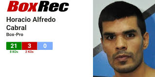 BoxRec: Horacio Alfredo Cabral