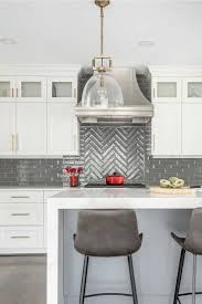 Available in a variety of shapes and patterns, glass tile is a perfect choice for your kitchen backsplash. 42 Colorfull Herringbone Backsplash Ideas Trendy