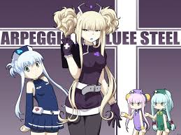 Iona X Kongou X 400 X 402 Anime Personagens Claras