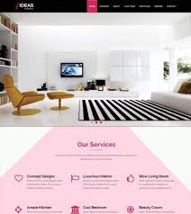 Interior Design Free Web Template Interiordesign Html5 Webdesign Interior Design Template Interior Design Website Templates Interior Design