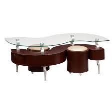 47″l x 24″w x 17″h. T288mc Global Furniture 288 Coffee Table Mahogany Beige