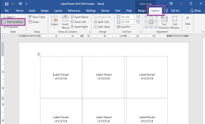Word provides a table that mimics the configuration of the labels you typed in step 4. How To Create Your Own Label Templates In Word