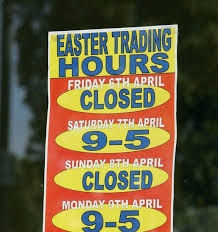 Hamilton says 'no' to Easter shopping