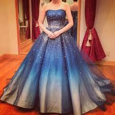 Wedding Ombre Galaxy Beautiful Galaxy Dress Fancy Dresses Fashion