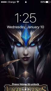 When i unlock the camera, then camera dont move, stay on same place. My Lock Screen Wallpaper League Of Legends