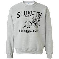 Always in fashion, this sweatshirt printed in the u.s.a, is perfect as an outer, under or single layer. Parity Schrute Farms Bed And Breakfast Hoodie Up To 78 Off
