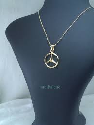 Mercedes Benz Necklace Handmade 925 Silver By Arespalette On Etsy Mercedes Accessories Mercedes Benz Handmade Necklaces