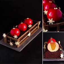 Nina Tarasova On Instagram Buche De Noel Shristmas Box Composition The Base Chocolate Sponge Cake Cherr Chocolate Sponge Cake Sponge Cake Buche De Noel