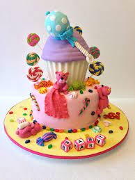 Candy Land Baby Shower Candy Themed Baby Shower Baby Shower Cakes Baby Shower Cake Pops